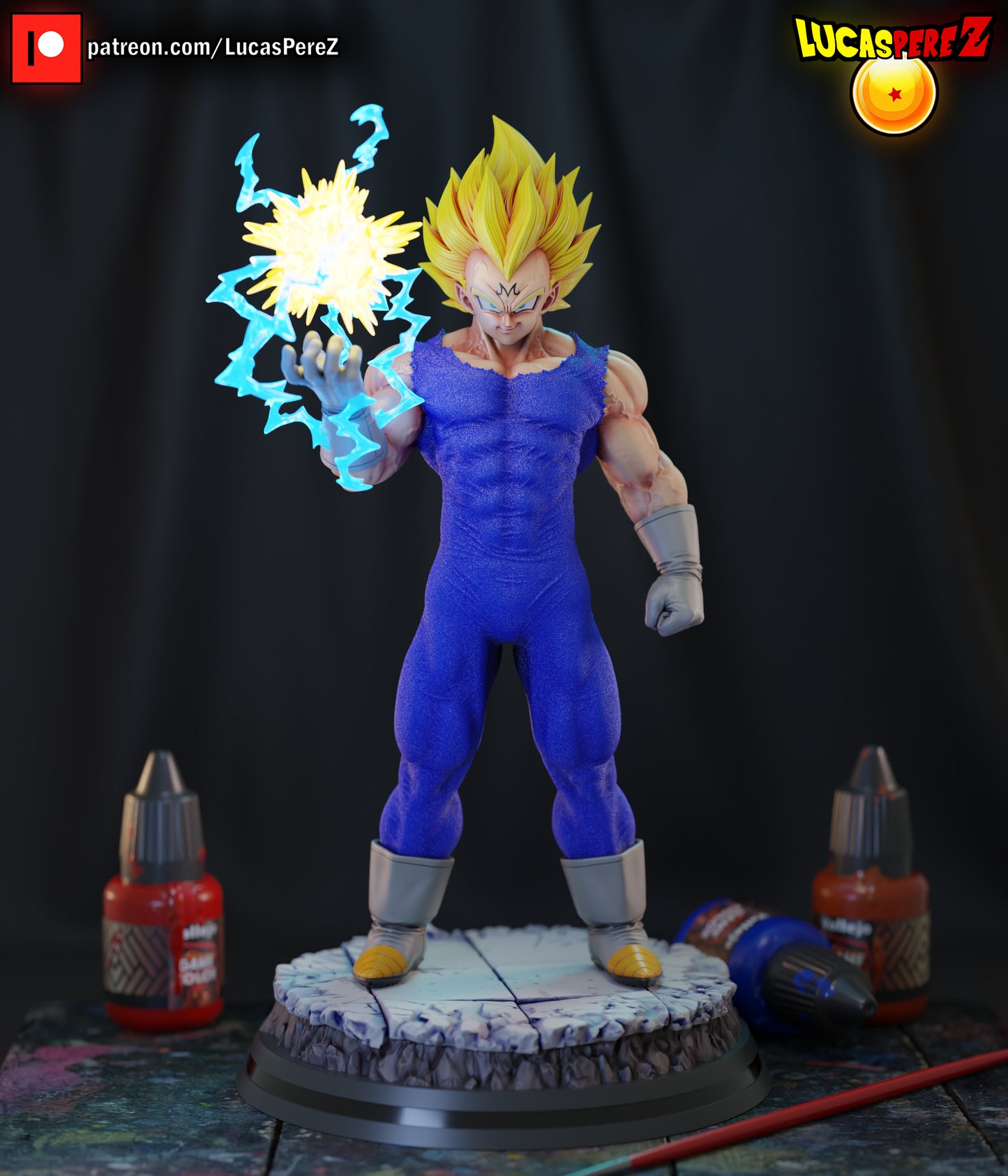 Majin Vegeta 1/6 - Lucas Perez Studio