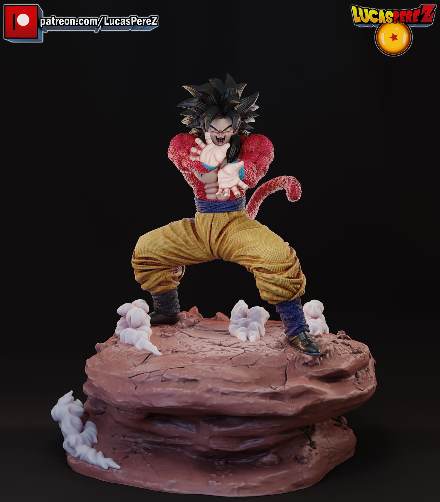 Goku SSj4 1/6 - Lucas Perez Studio