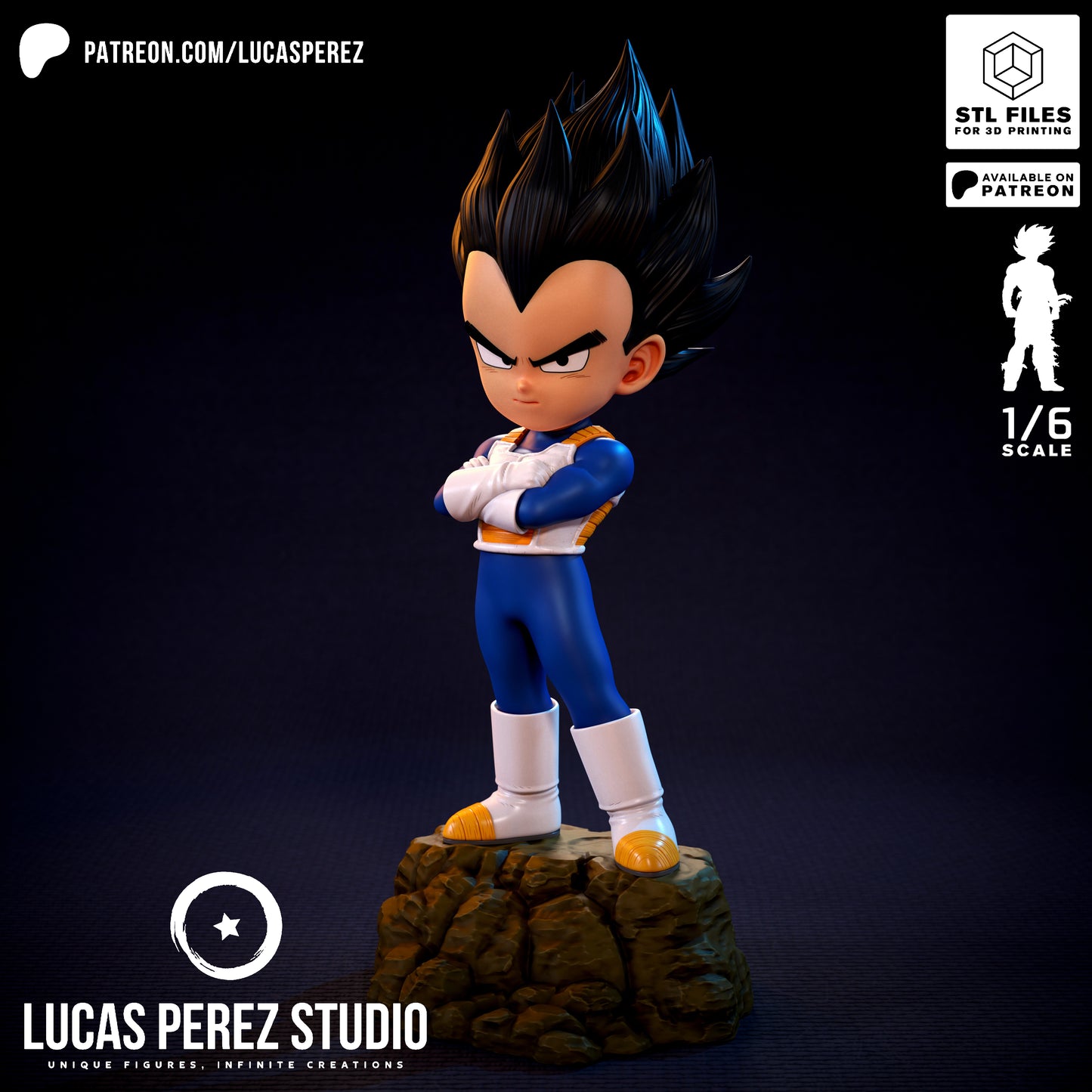 Vegeta Daima 1/6 - Lucas Perez Studio