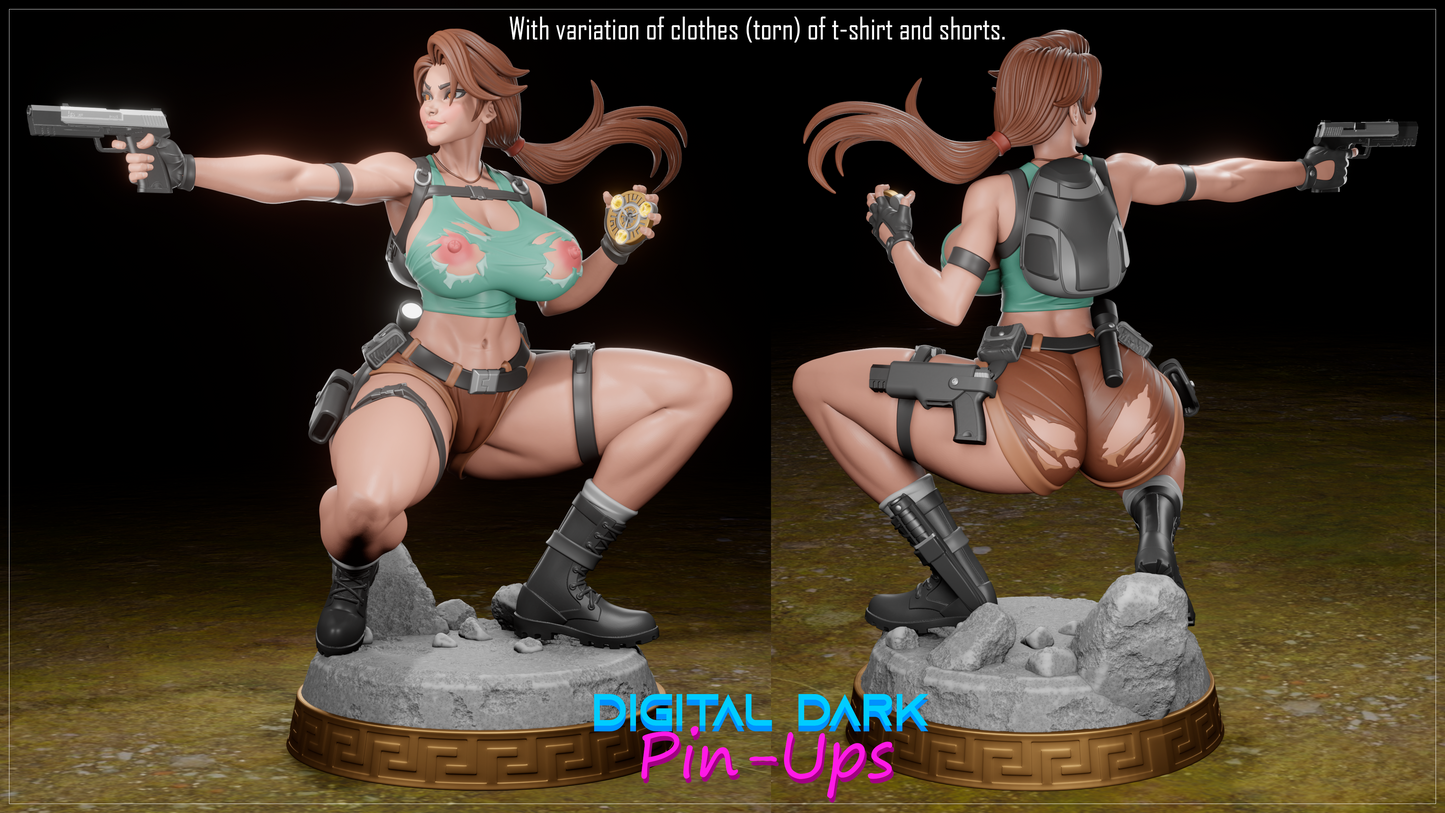 Lara Croft - Digital Dark Pin-ups