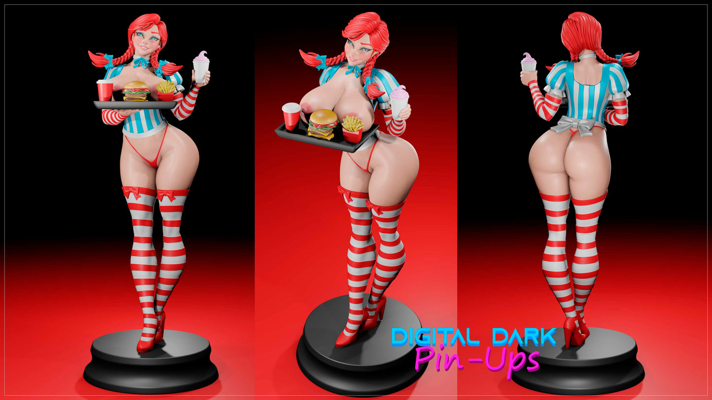 Wendy's - Digital Dark Pin-ups