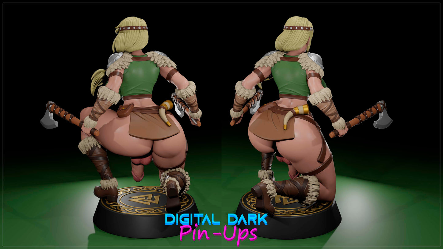Viking Maiden Futa - Digital Dark Pin-ups