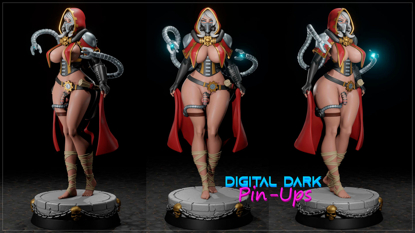 Female Tech Priest Futa - Digital Dark Pin-ups