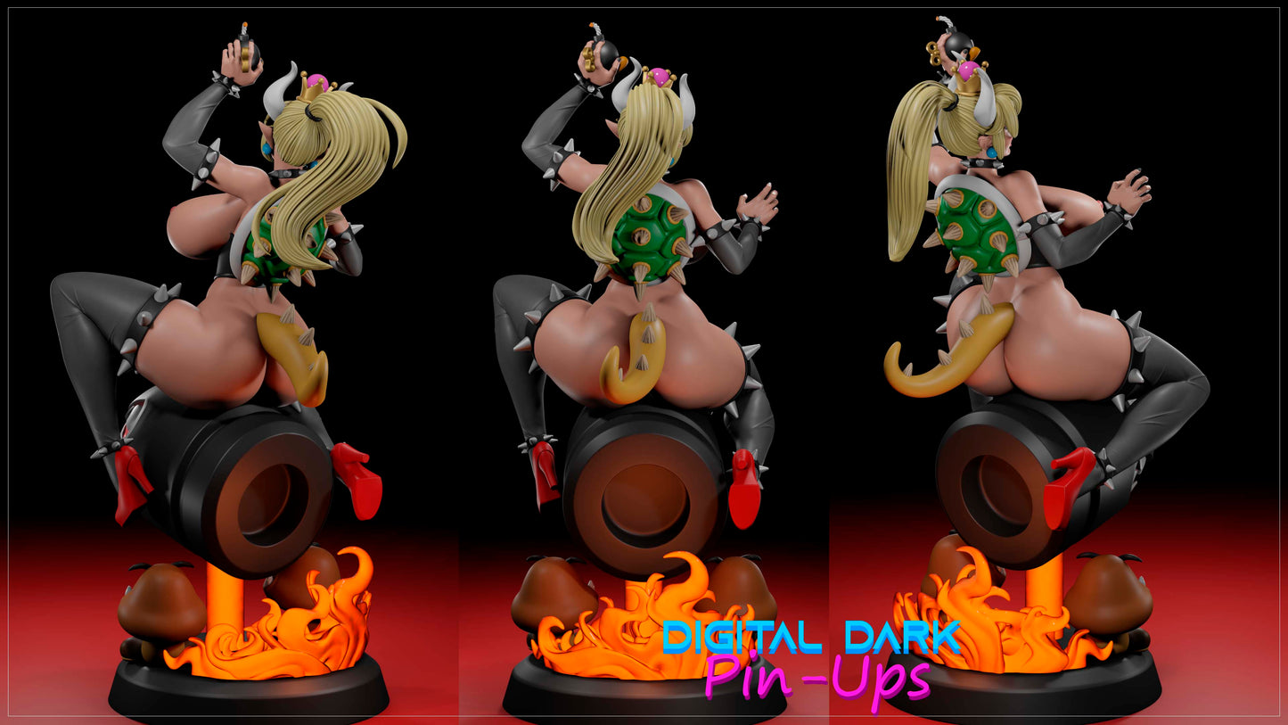 Bowsette - Digital Dark Pin-ups