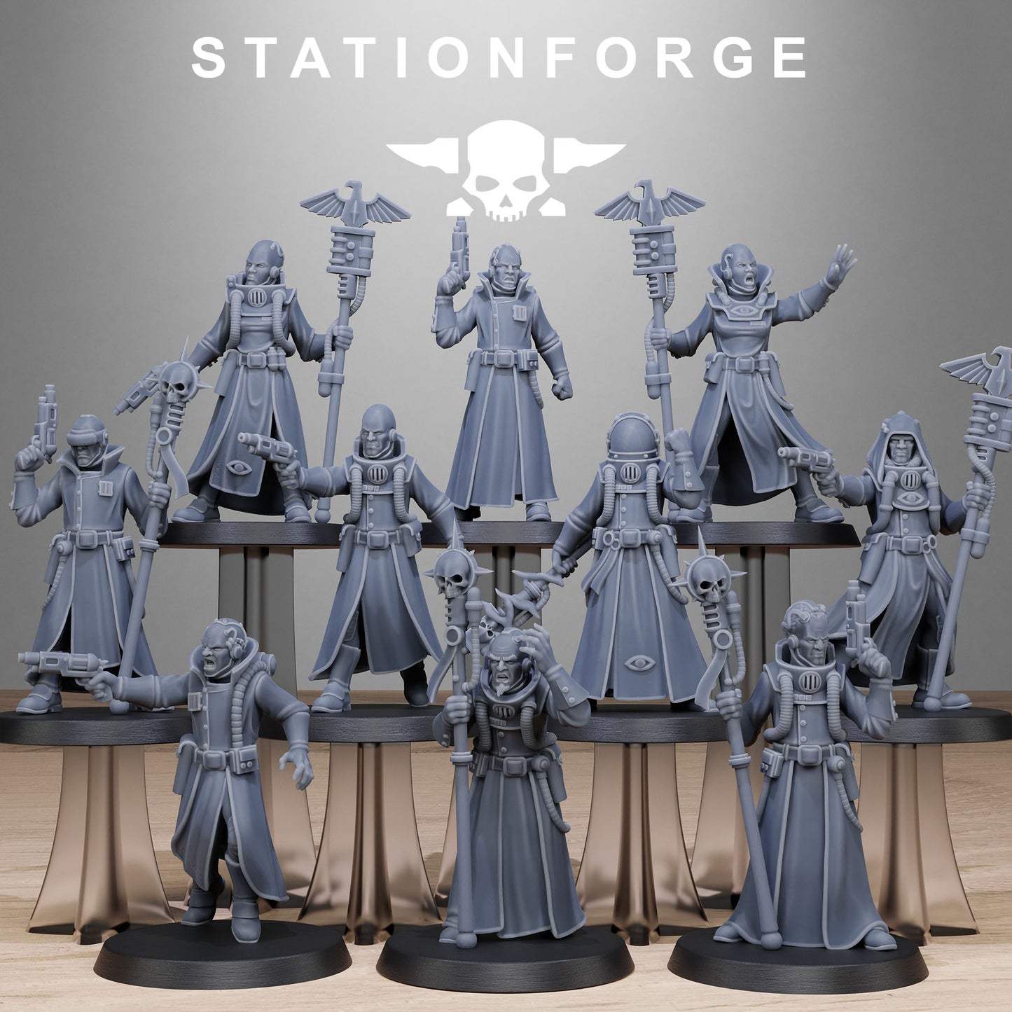 GrimCorp Seers - StationForge - 28mm