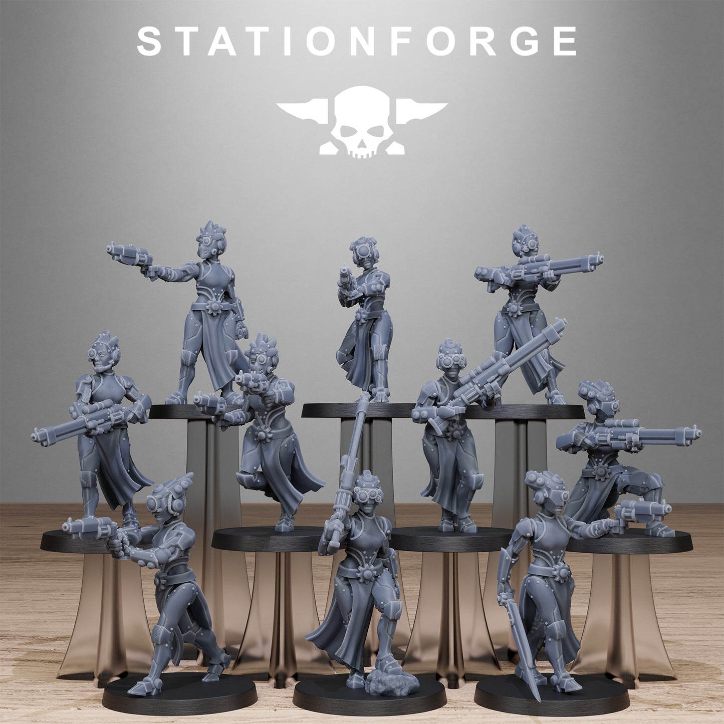 Scavenger Sisters Infantry  - StationForge - 28mm
