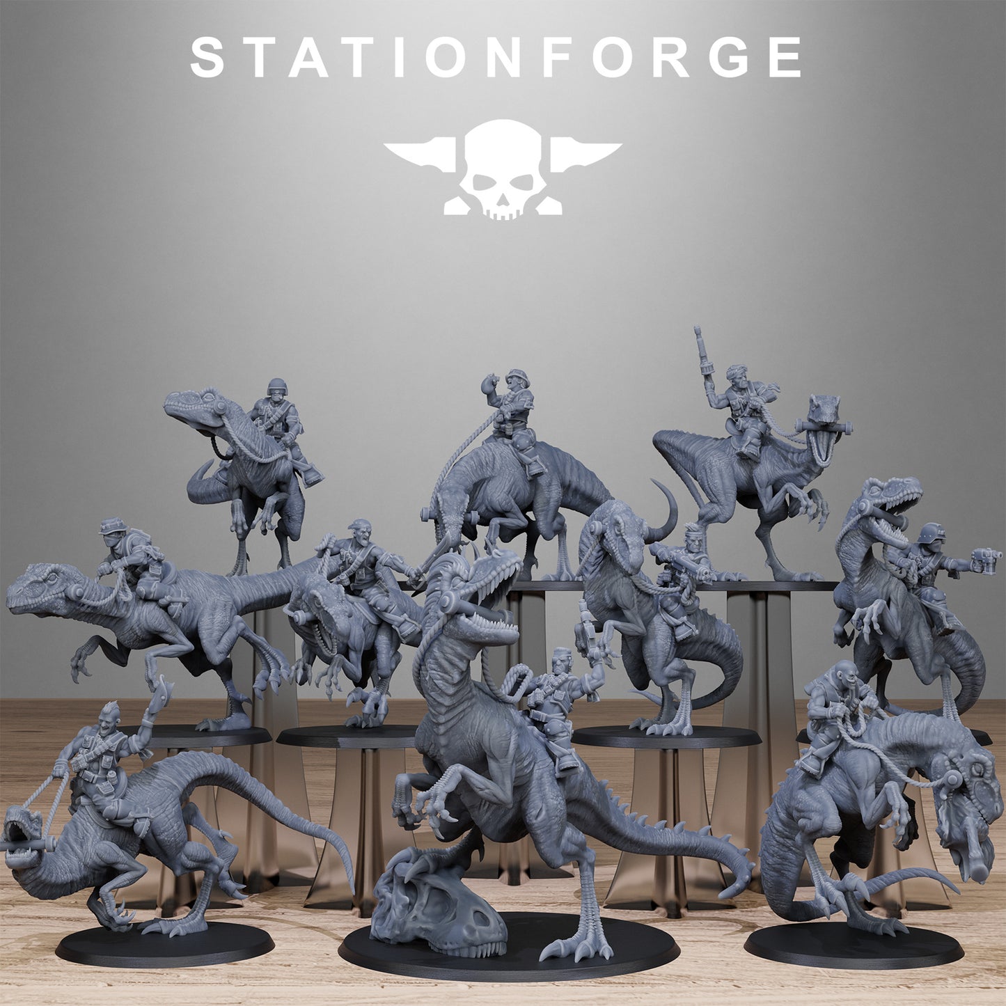 GrimGuard Jungle Raptors - StationForge - 28mm