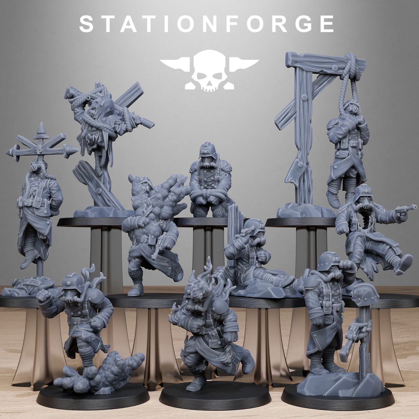 GrimGuard Objective Markers - StationForge - 28mm