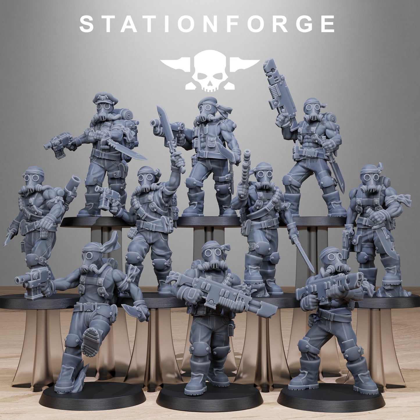 GrimGuard Jungle Fighters 2 - StationForge - 28mm