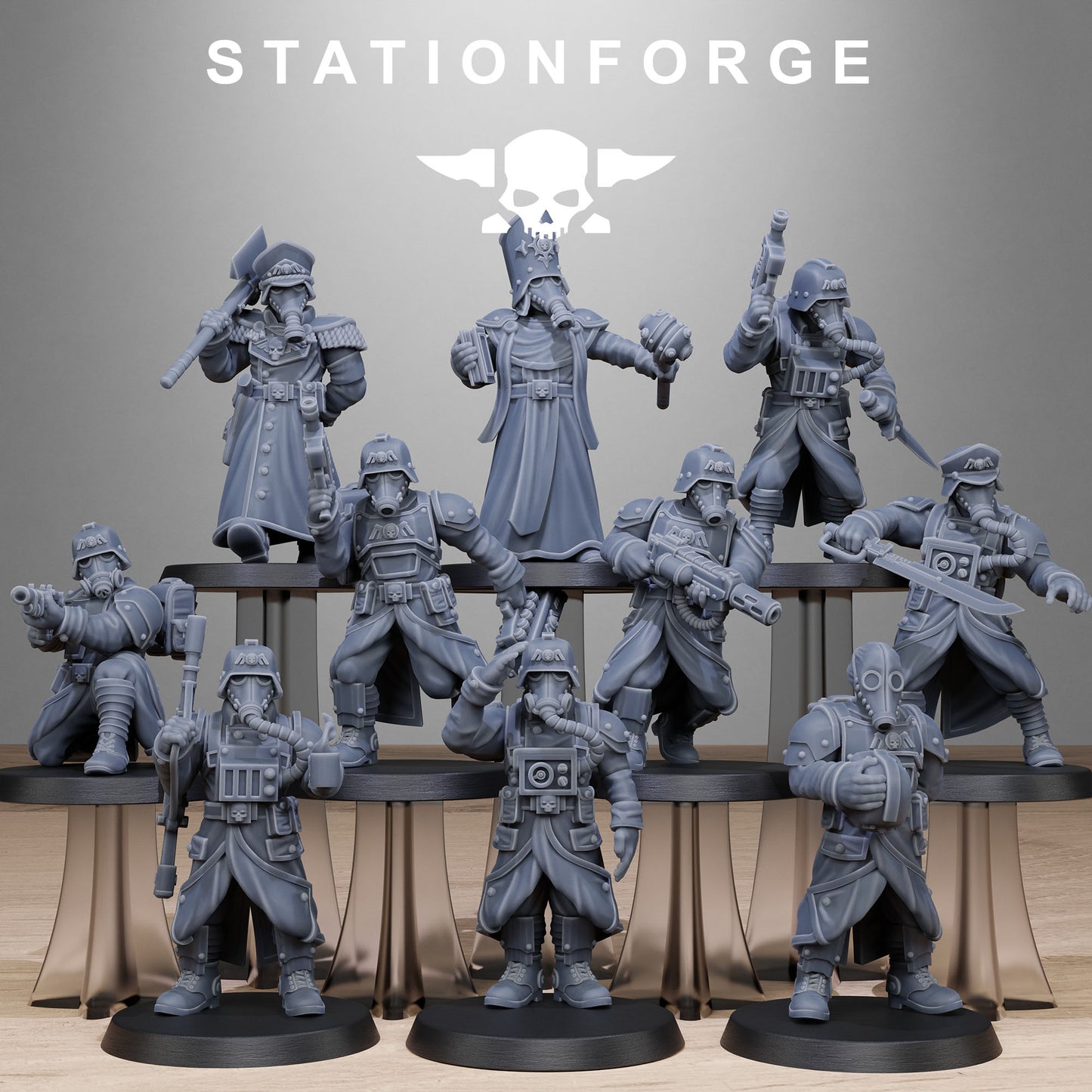 GrimGuard Vigils - StationForge - 28mm
