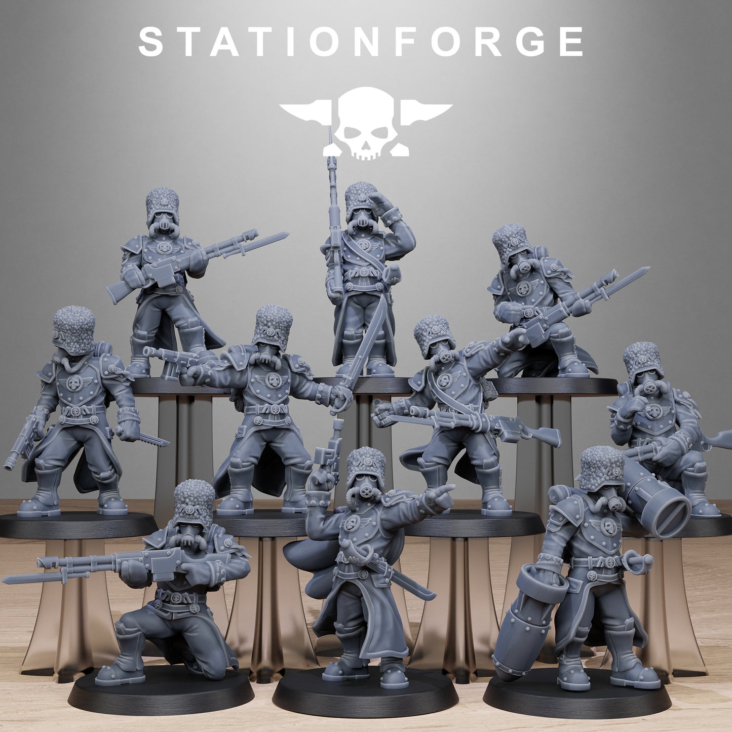 GrimGuard Royals - StationForge - 28mm