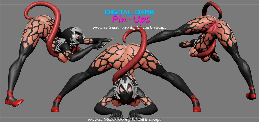 Gwenom - Digital Dark Pin-ups
