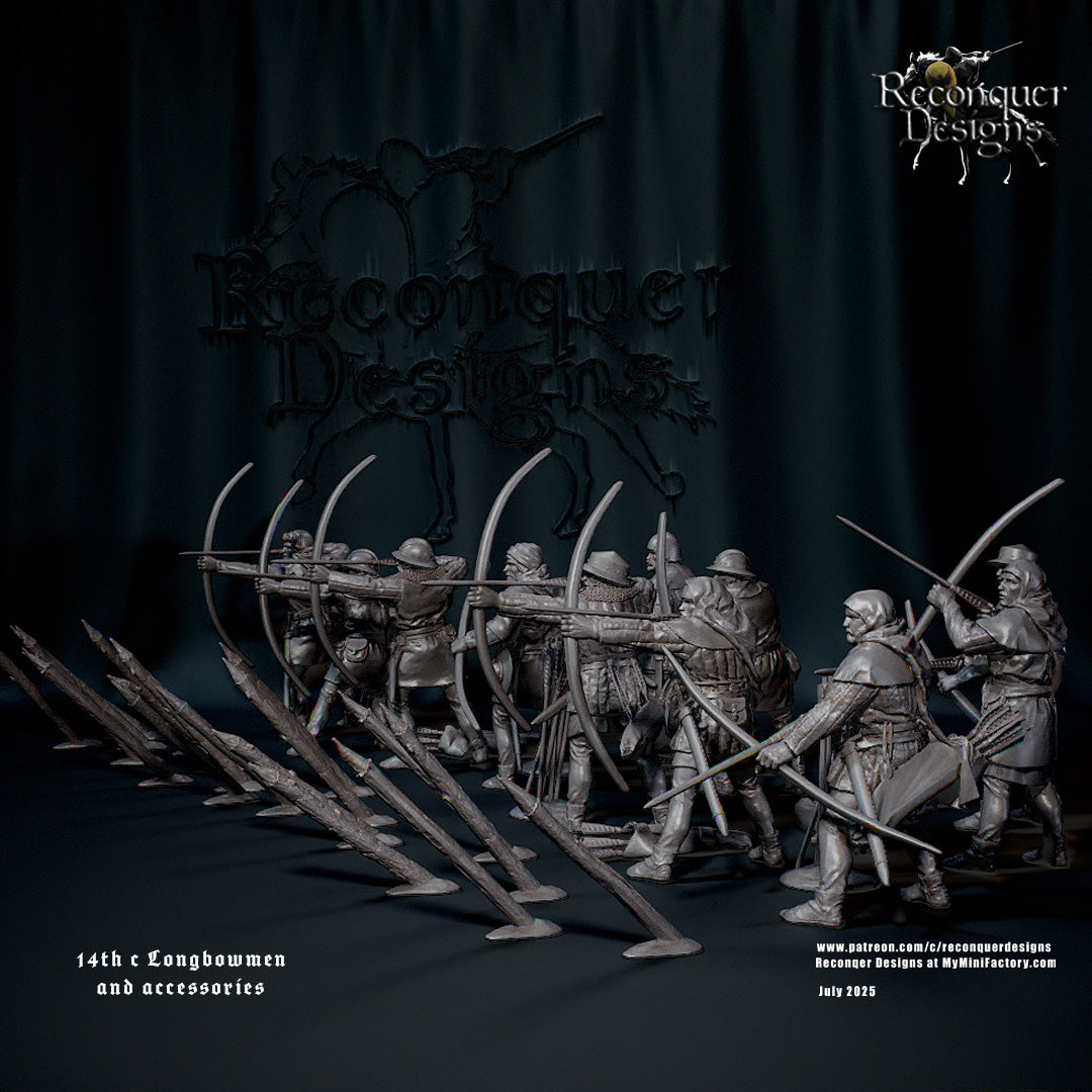 14th century Longbowmen - Reconquer Designs