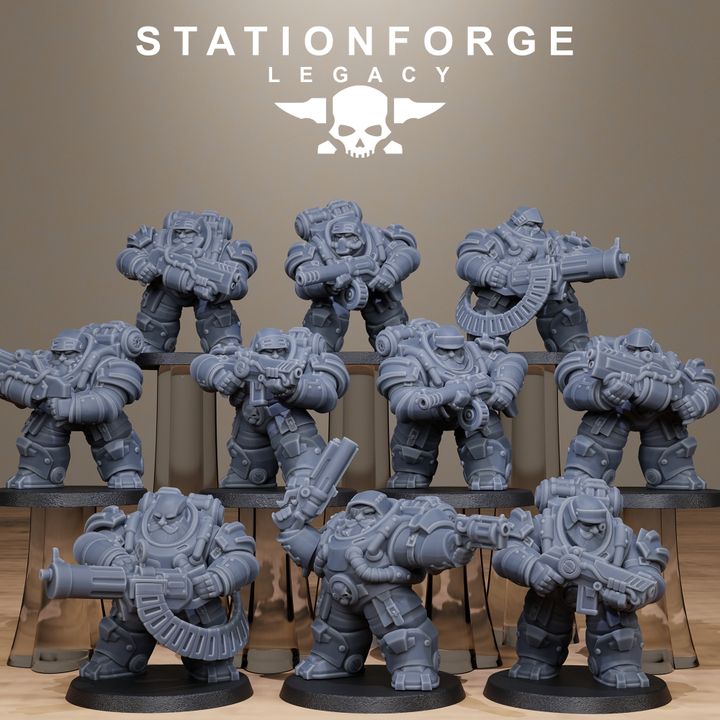 Ironvale Heavies - StationForge Legacy - 28mm