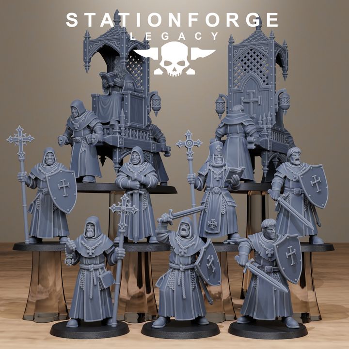 Thorncrest Priests - StationForge Legacy - 28mm