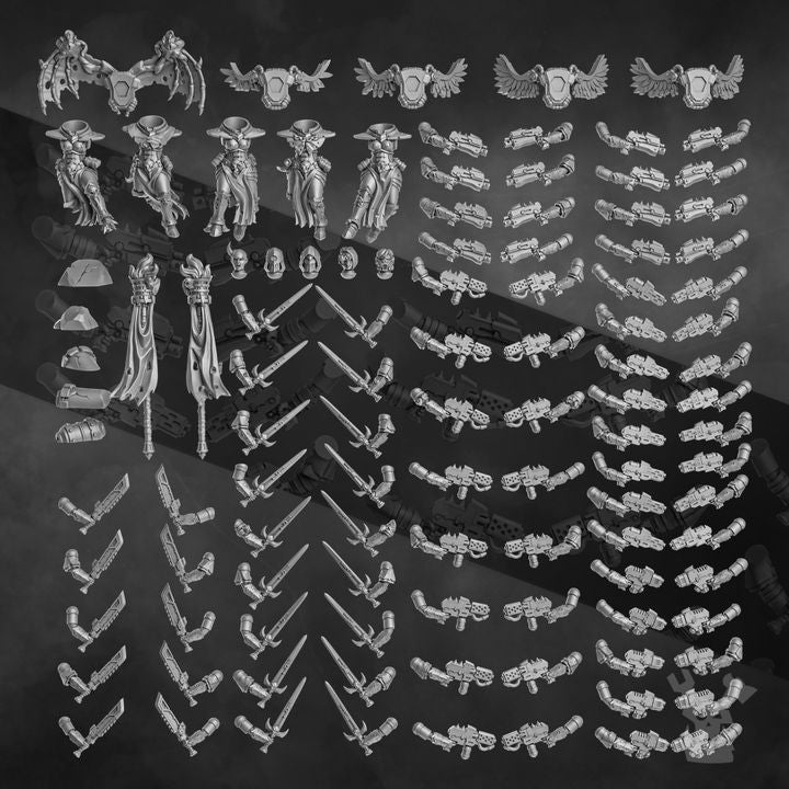 Airborne Witches Squad (build kit) - Bits - Dakkadakka