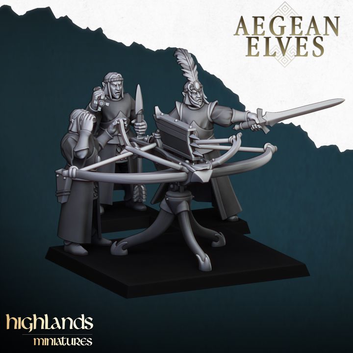 Aegean Elves - Aegean Elves Ballista - Highlands Miniatures