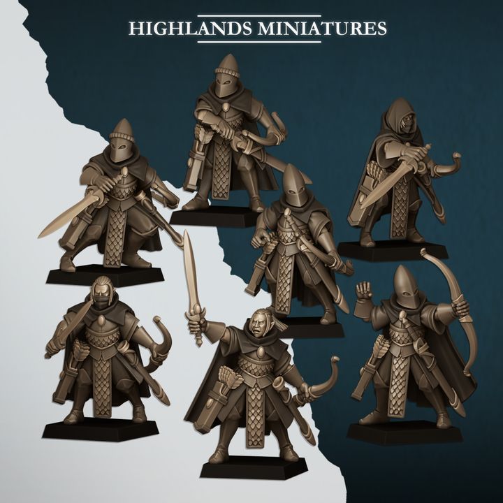 Aegean Elves - Aegean Shadows - Highlands Miniatures