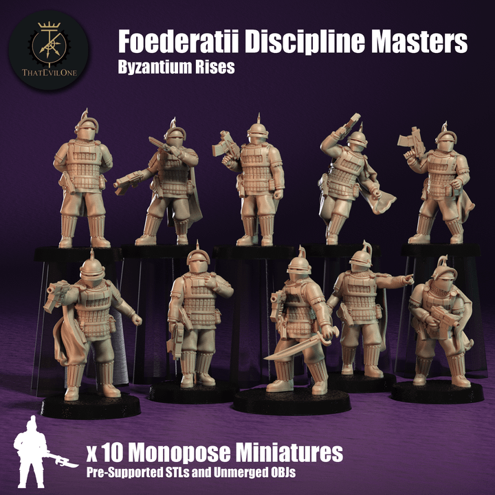 Byzantium Rises Foederatii Discipline Masters - ThatEvilOne - 28mm