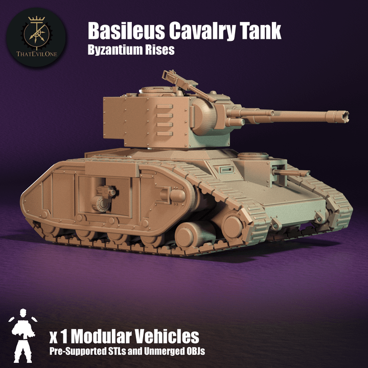 Byzantium Rises Basileus Cavalery Tank - ThatEvilOne - 28mm