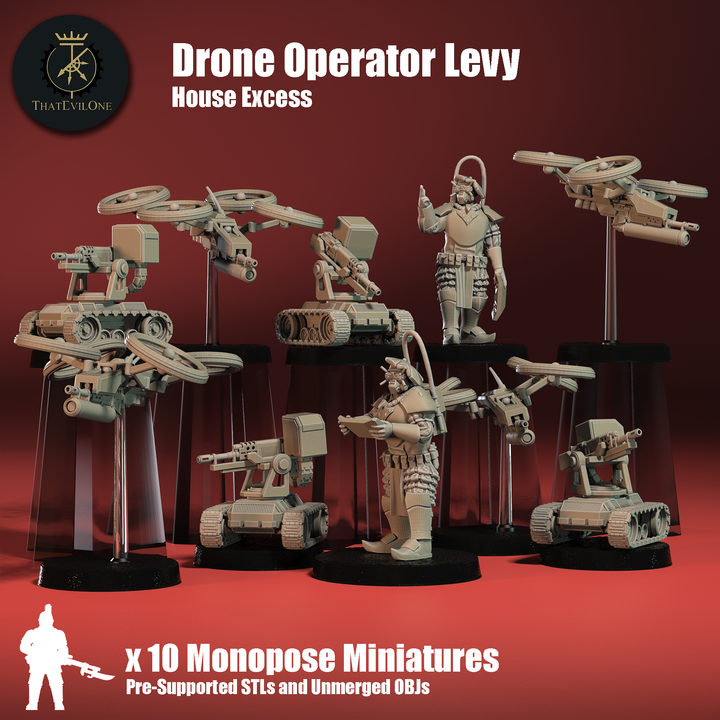 House Excess Drone Operator Levy - ThatEvilOne - 28mm