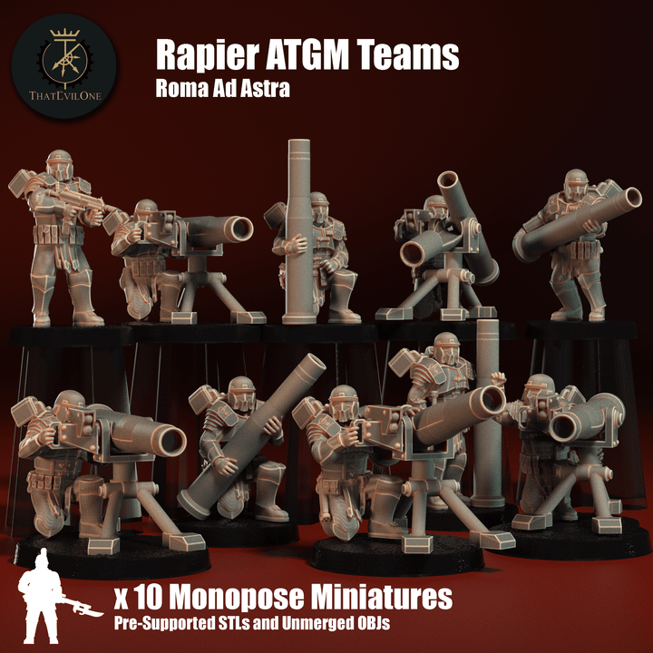 Roma Ad Astra Rapier ATGM Teams - ThatEvilOne - 28mm