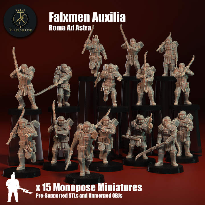 Roma Ad Astra Falxmen Auxilia - ThatEvilOne - 28mm