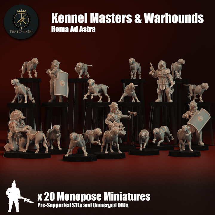 Roma Ad Astra Kennel Masters & Warhounds - ThatEvilOne - 28mm