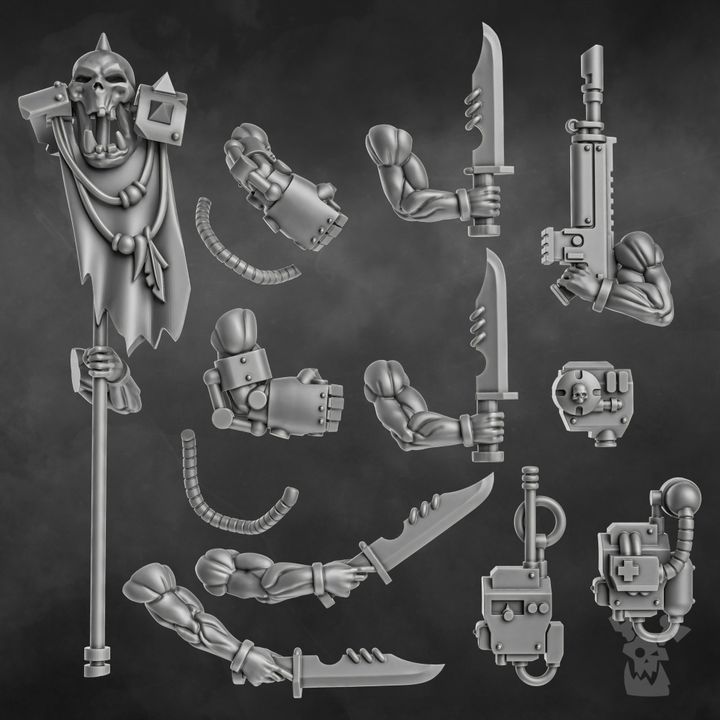 The Ork Slayers Squad (build kit) - Arms And Weapons - Bits - Dakkadakka