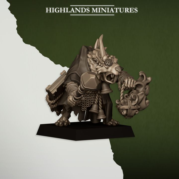 Sewer Vermin - Vermin Pastor - Highlands Miniatures