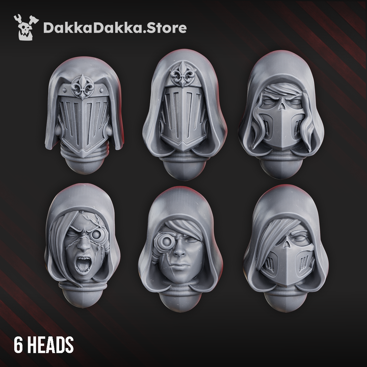 Angels of War & Battle Sisters - Heads - Bits - Dakkadakka