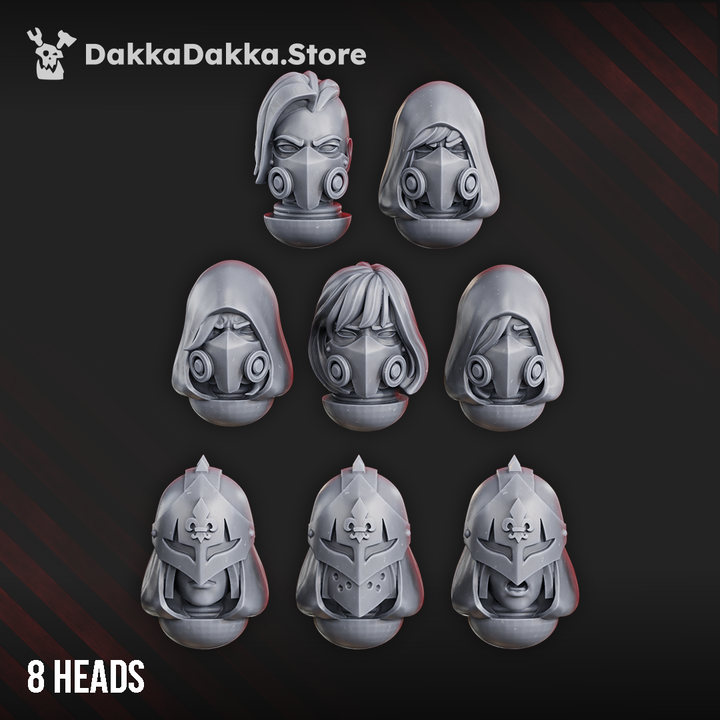 Retribution & Redemption Heads - Heads - Bits - Dakkadakka
