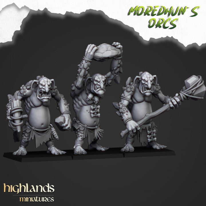 Orcs and Goblins - Cave Trolls - Highlands Miniatures