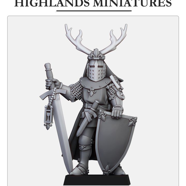 Gallia - Dismounted Gallia Duke 1 - Highlands Miniatures