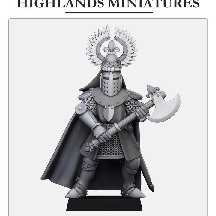 Gallia - Dismounted Gallia Duke 2 - Highlands Miniatures