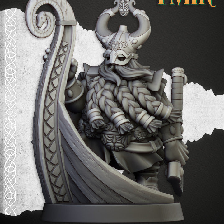 Dwarfs, Sons of Ymir - Dwarf Sea Lord - Highlands Miniatures