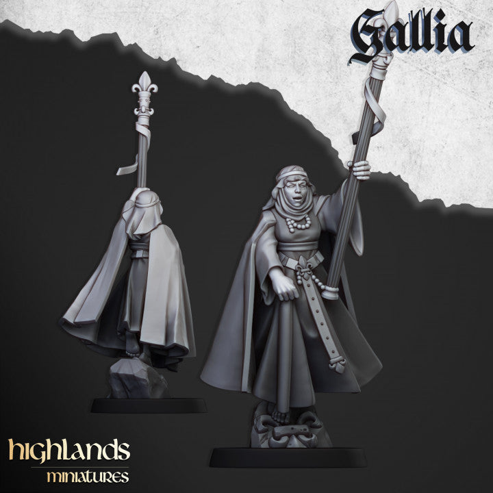 Gallia - Damsel of Gallia on Foot - Highlands Miniatures