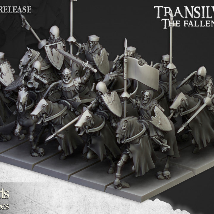 Transilvanya - Mounted Skeletons - Highlands Miniatures