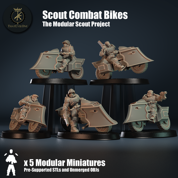 The Modular Scout Project Scout Combat Bikes - ThatEvilOne - 28mm