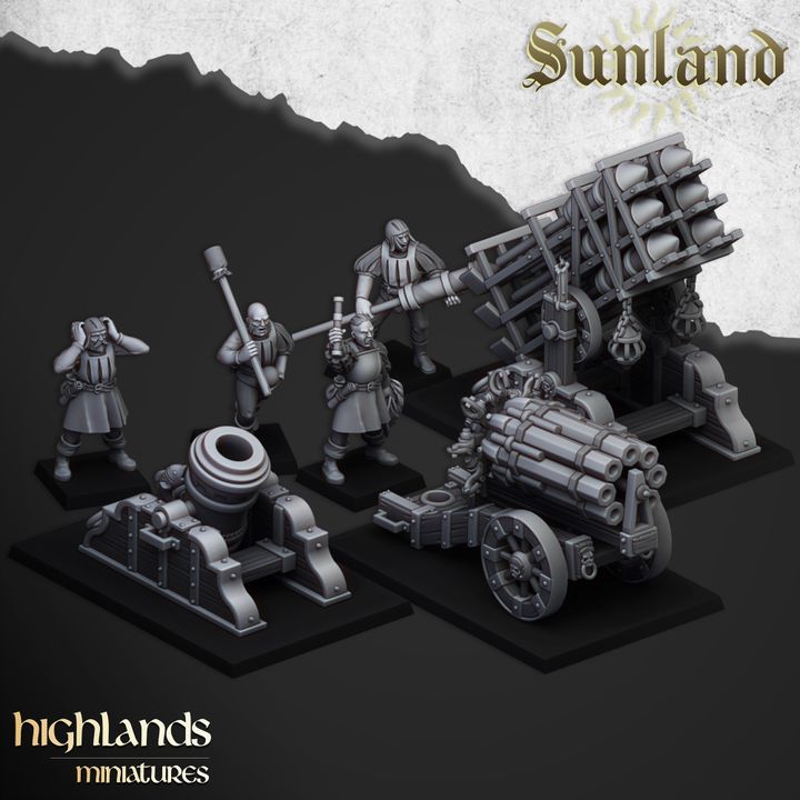Sunland - Sunland Artillery - Highlands Miniatures