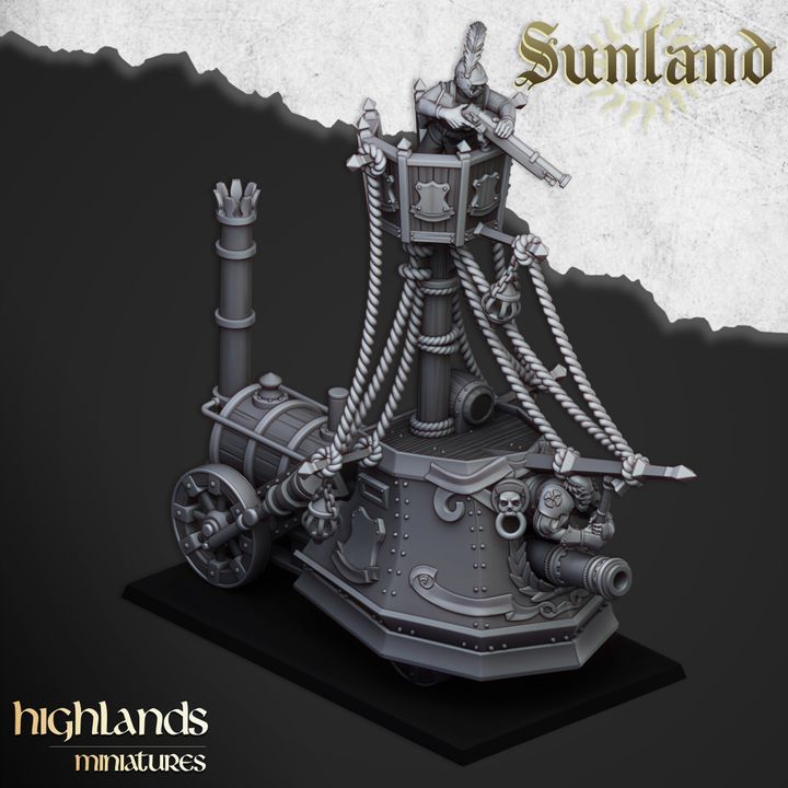 Sunland - Sunland Ironclad Landship - Highlands Miniatures