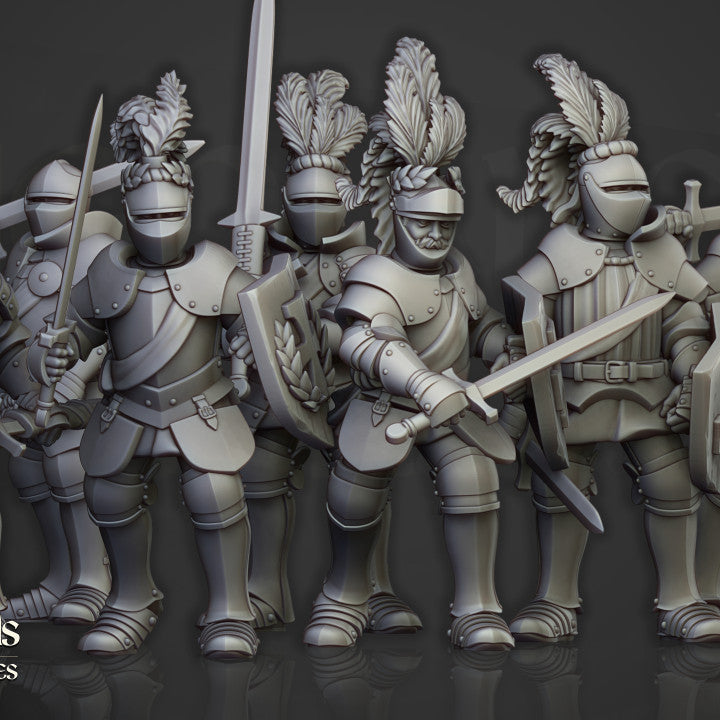 Sunland - Sunland Knights on Foot - Highlands Miniatures