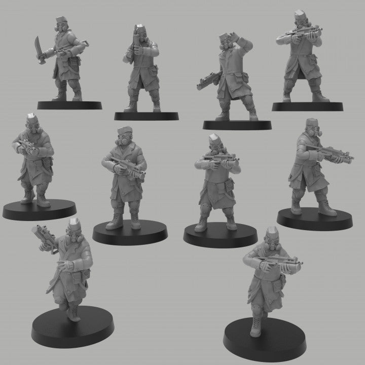 Shocktroopers w/ SMGs - ThatEvilOne - 28mm