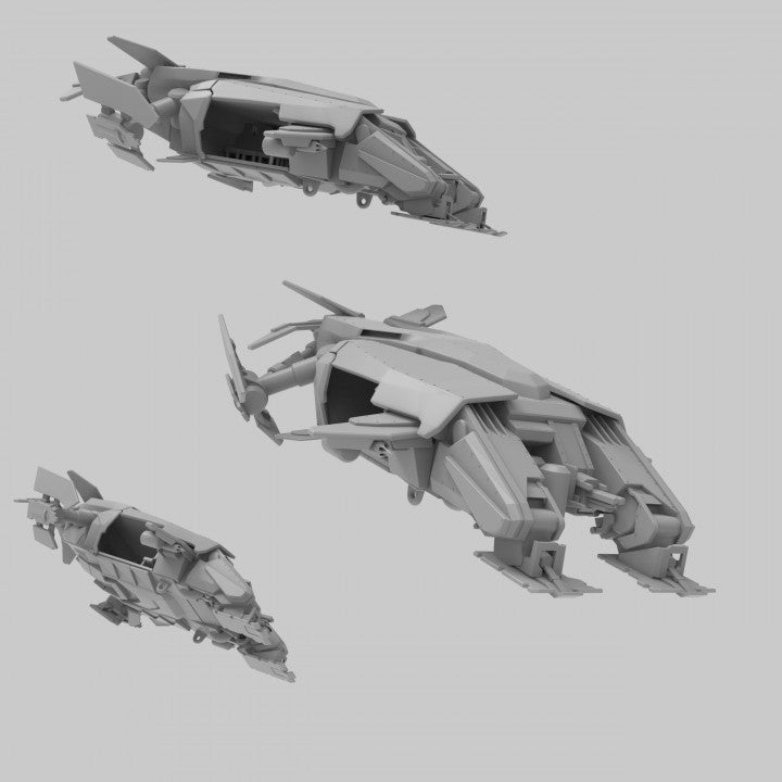 Heck Ghost Liege Lord Dropship - ThatEvilOne - 28mm
