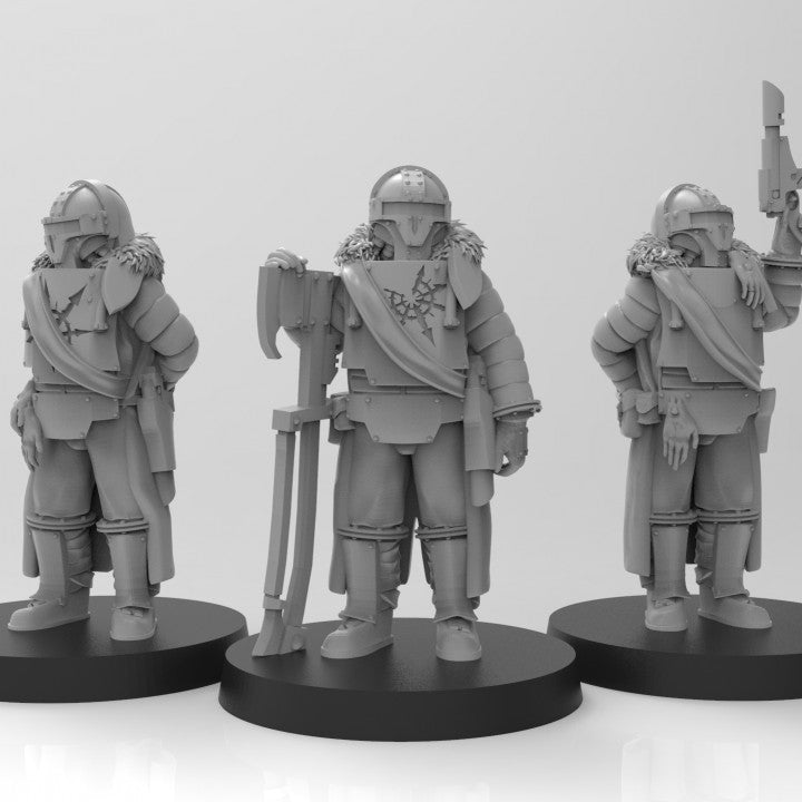 Lunar Auxilia Political Enforcers - ThatEvilOne - 28mm