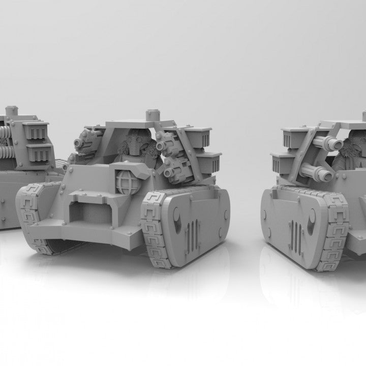 Lunar Auxilia Quad Tankettes - ThatEvilOne - 28mm