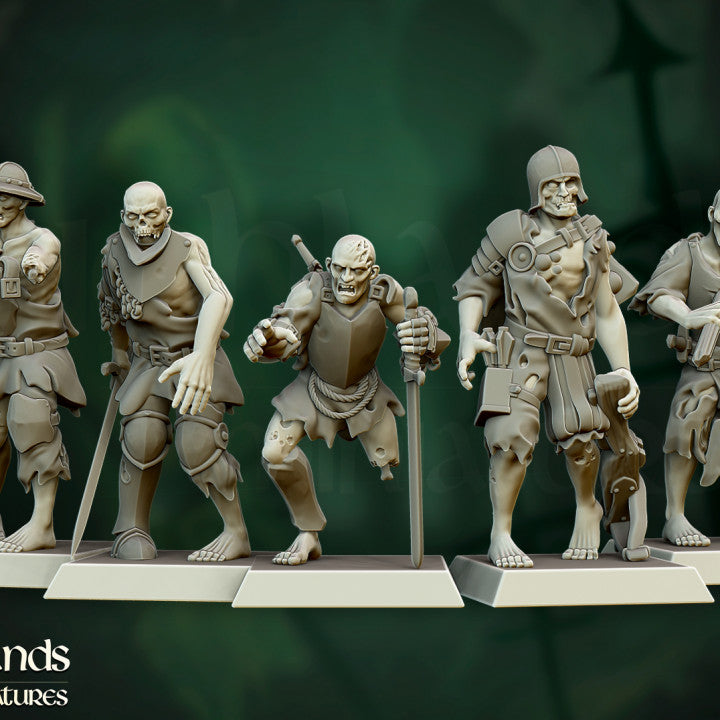 Transilvanya - Zombie Warriors - Highlands Miniatures