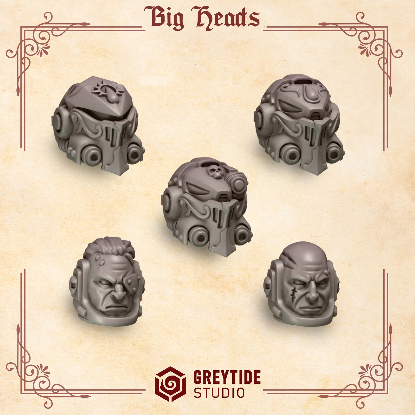 Big heads CL - Bits - GreyTide Studio