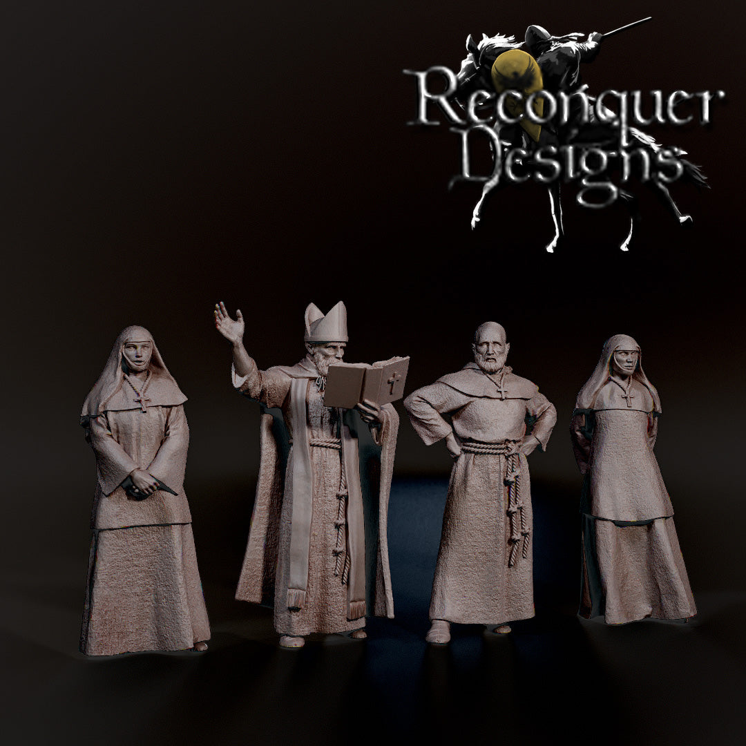 Clergy with Bishop - Reconquer Designs