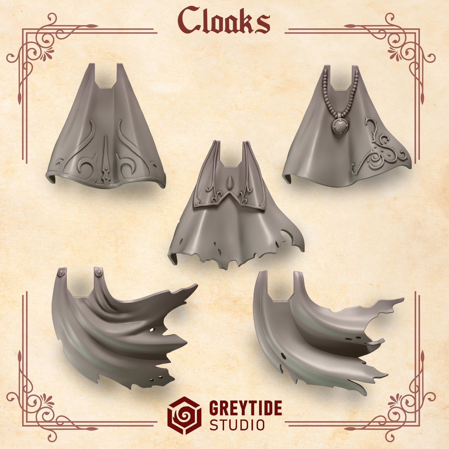 Cloaks CL - Bits - GreyTide Studio